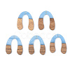 Resin & Walnut Wood Pendants RESI-S389-058B-2