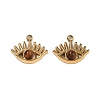Natural Tiger Eye Eye Charms STAS-U014-06A-01-1