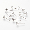Brass Stud Earring Findings LS-KK-T014-66P-1