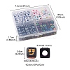 160Pcs 4 Styles Craft Acrylic Beads MACR-YW0002-74-4