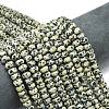 Natural Dalmatian Jasper Beads Strands G-P575-A01-8x5mm-1