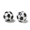 Sports Opaque Acrylic Beads AC-CBAC27C-02-2