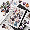 50Pcs Halloween Witch Theme PVC Self-adhesive Cartoon Stickers STIC-PW0015-01-5
