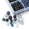 460Pcs 12 Style Glass Pearl Beads HY-FS0001-07-3