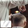 2Pcs 2 Styles Stainless Steel Comb AJEW-LP0004-19-3