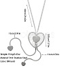 Bohemian Style 304 Stainless Steel with Acrylic Lariat Necklaces for Women FS-WG34D78-02-1