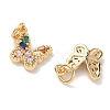 SHEGRACE Brass Pave Clear Cubic Zirconia Pendants XGRQ3Q159-628G-A-2