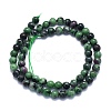 Natural Ruby in Zoisite Beads Strands G-K310-C10-6mm-2