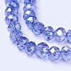 Electroplate Glass Beads Strands EGLA-A034-T3mm-A17-3