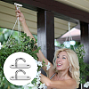 10Pcs Stainless Steel Heavy Duty Ceiling Hooks with Iron Screws and Plastic Anchors STAS-FH0002-54P-5