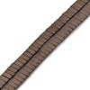 Electroplated Frosted Non-magnetic Synthetic Hematite Beads Strands G-G089-A01-08-1