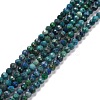 Natural Chrysocolla & Lapis Lazuli Beads Strands G-D463-08C-1