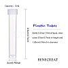 Clear Graduated Tube Plastic Bead Containers CON-BC0005-26-2
