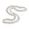 Transparent Electroplate Glass Beads Strands X-EGLA-E030-01O-2