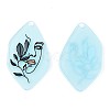Translucent Cellulose Acetate(Resin) Pendants KY-T040-44-3
