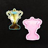 Graduation Season Theme Silicone Keychain Pendant Molds AJEW-M221-04B-1