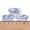 Opaque Spray Painted Acrylic Beads MACR-S372-001F-B05-4