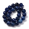 Natural Dragon Veins Agate(Dyed & Heated) Beads Strands G-K390-A12-01-4