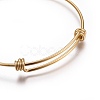 304 Stainless Steel Bangles BJEW-F357-01G-2