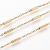 3.28 Feet Ion Plating(IP) Handmade 304 Stainless Steel Cable Chains X-CHS-G003-11G-A-1