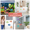 20Pcs 8 Style Ocean Animals PEVA Bathtub Non-Slip Stickers AJEW-WH0248-499-5