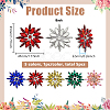 5Pcs 5 Colors Glass Cabochons GLAA-FG0001-30-2