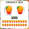 Resin Orange Display Decorations DJEW-ME0001-03B-2