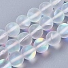Synthetic Moonstone Beads Strands G-E468-G01-8mm-1