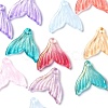 120Pcs Transparent Spray Painted Glass Pendants GLAA-LS0001-01-4