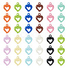 50Pcs Baking Paint Acrylic Pendants OACR-TA0004-83D-1