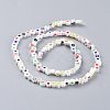 Handmade Millefiori Glass Bead Strands LAMP-J035-4mm-11-3