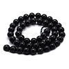 Natural Black Tourmaline Beads Strands LS-G-G763-01-6mm-AB-2