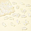 50Pcs Transparent Spray Painted Glass Beads GLAA-FS0002-06J-7