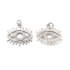 Brass Micro Pave Cubic Zirconia Pendants KK-E068-VB078-1