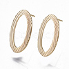 Brass Stud Earring Findings X-KK-S354-131-NF-1