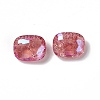 Crackle Moonlight Style K9 Glass Rhinestone Cabochons RGLA-J025-B-IO-4