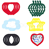 20Pcs 5 Style Star Wool Felt Frame Newborn Growth Milestone Blanket Photo Props Photo Frame DIY-AR0001-96-1