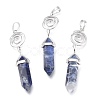 Natural Sodalite Pointed Big Pendants G-D0021-01P-12-2