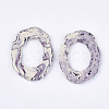 Half Drilled Resin Beads RESI-S374-31E-2