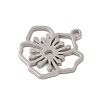 Non-Tarnish 304 Stainless Steel Pendants STAS-S139-06P-12-2