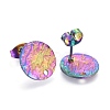 Ion Plating(IP) 304 Stainless Steel Stud Earring Findings STAS-M228-U01-05M-2