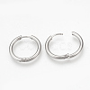Tarnish Resistant 201 Stainless Steel Huggie Hoop Earrings MAK-R021-19mm-2