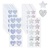 60Pcs 2 Styles Glasindi Paper Picture Stickers STIC-HS0001-01-1
