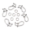 Tibetan Style Alloy Hook and Eye Clasps LF1277Y-NF-2
