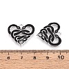 Halloween Theme Alloy and Enamel Pendants ENAM-T021-30F-01-3