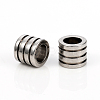Non-Tarnish 201 Stainless Steel European Beads STAS-I149-33B-3