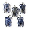 Natural Sodalite Pendants G-G115-01E-1