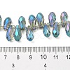 Electroplate Glass Beads Strands EGLA-B006-01A-FR06-4