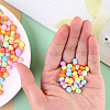 Opaque Acrylic Beads MACR-YW0001-18H-6