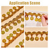Polyester Metallic Thread Lace Tassel Ribbons OCOR-WH0108-42B-4